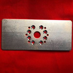 Galvanised fixing plate 200 x 85 x 3 for motors to 205 Header Plate